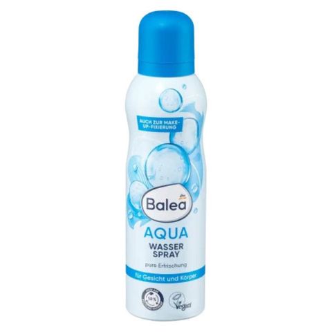 Xịt Khoáng Balea Wasser Spray Aqua 150ml - Giúp Cung Cấp Độ Ẩm, Làm Dịu Da, Thích Hợp Mọi Loại Da và Trẻ Sơ Sinh